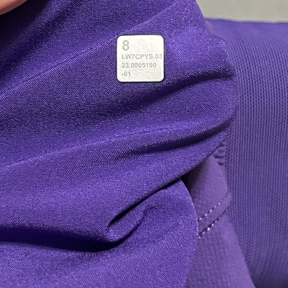 Lululemon License to Train High-Rise Short 4", size 8, Petrol Purple - Picture 11 of 11